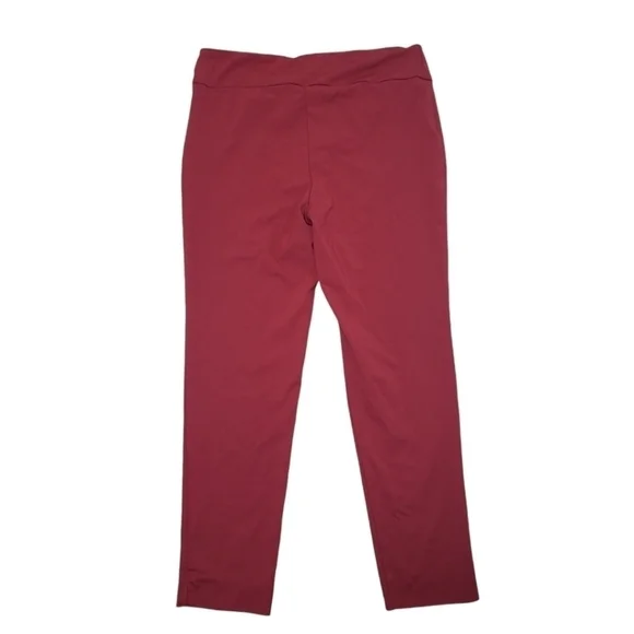Lisette L Essentials Slim - Ankle Pants, Kathryn PDR Style 17655 Red Size Large - Picture 6 of 15